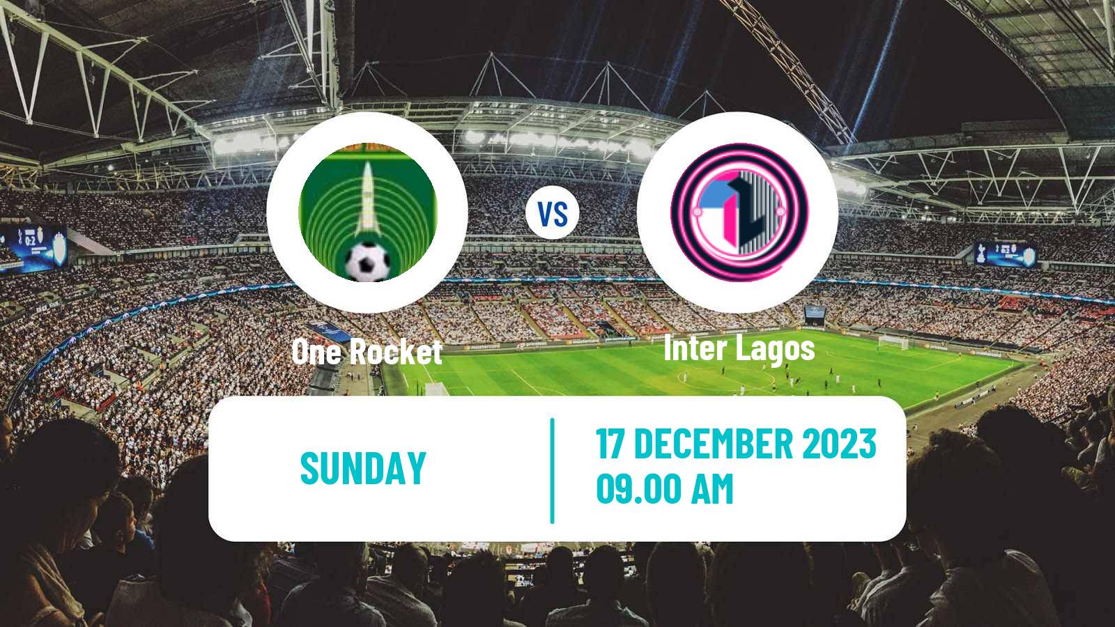 Soccer Nigerian National League One Rocket - Inter Lagos