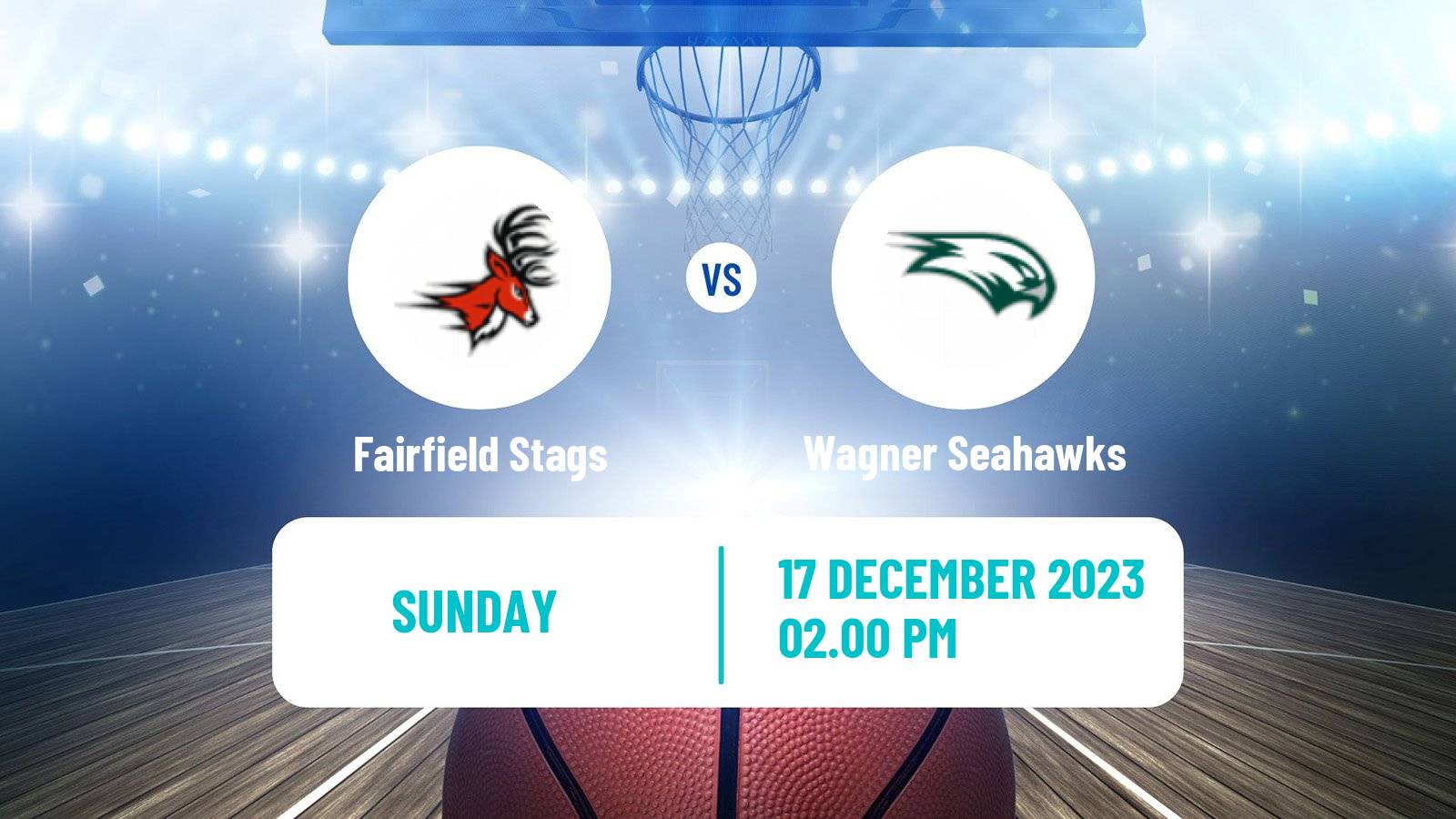 Basketball NCAA College Basketball Fairfield Stags - Wagner Seahawks
