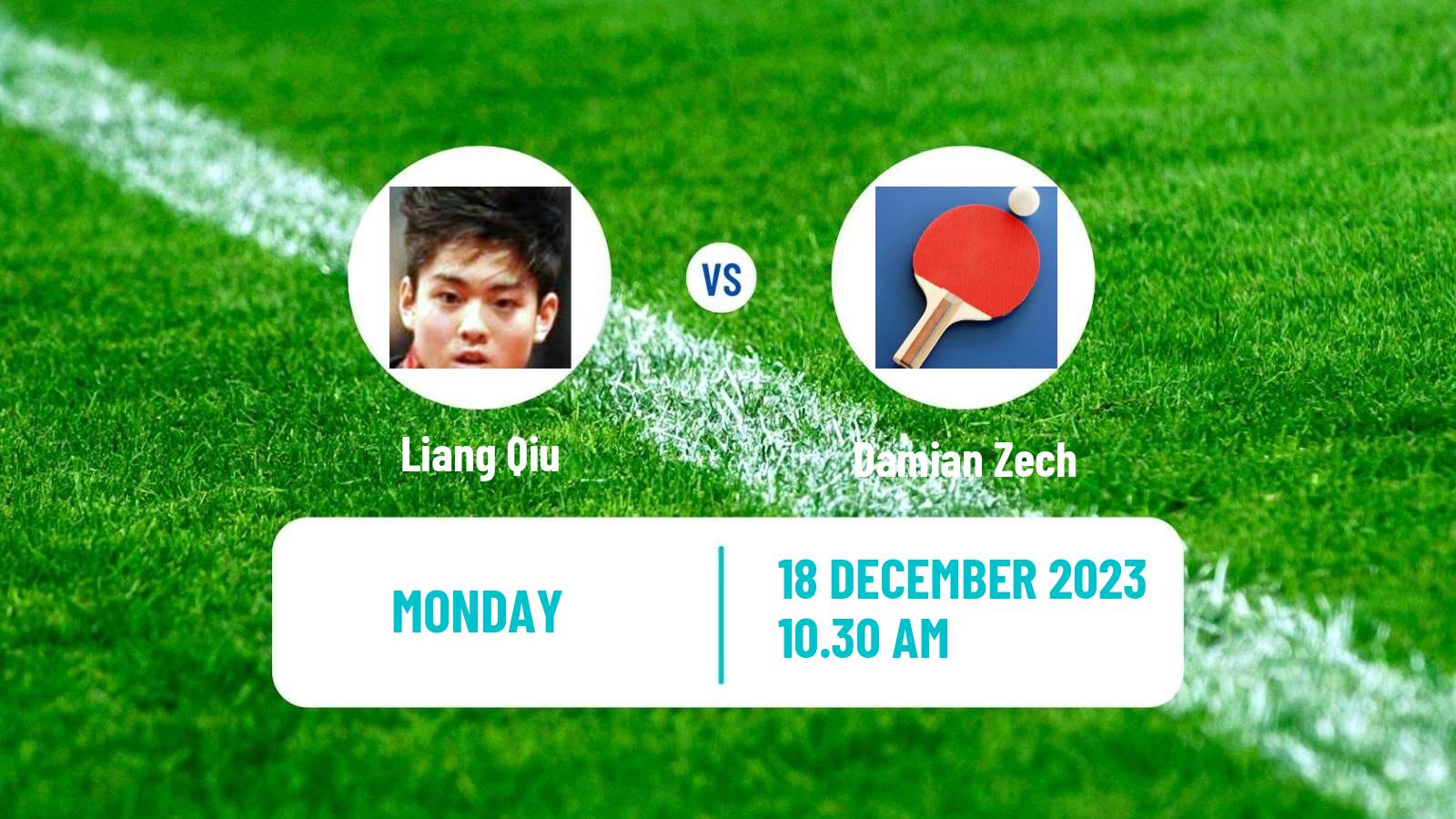 Table tennis Challenger Series Men Liang Qiu - Damian Zech
