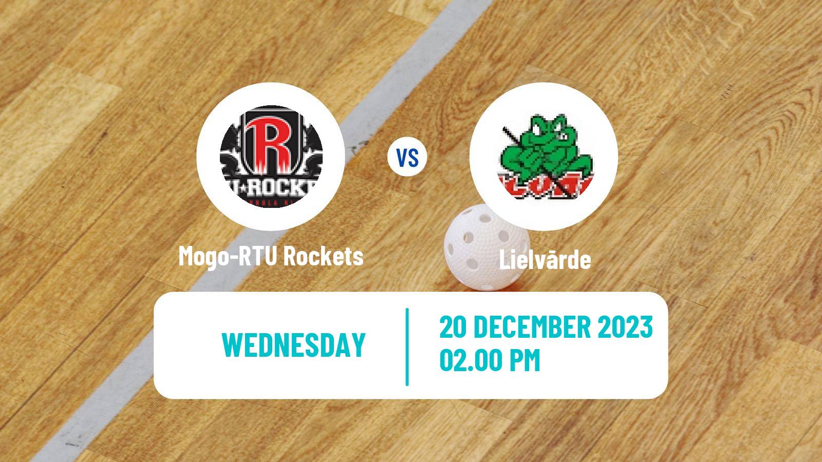 Floorball Latvian Elvi Liga Mogo-RTU Rockets - Lielvārde