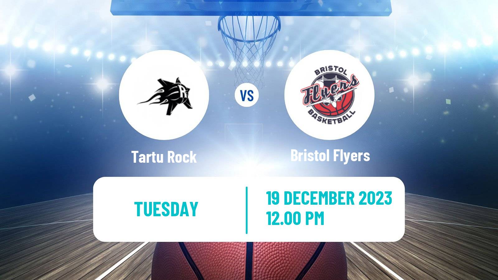 Basketball ENBL Tartu Rock - Bristol Flyers