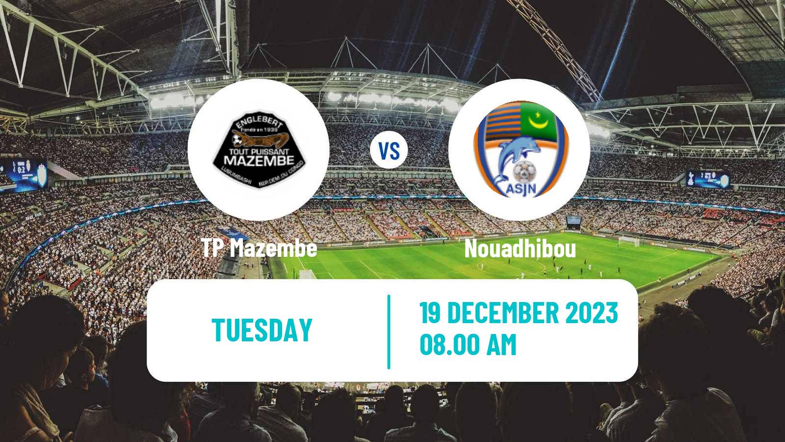 Soccer CAF Champions League TP Mazembe - Nouadhibou