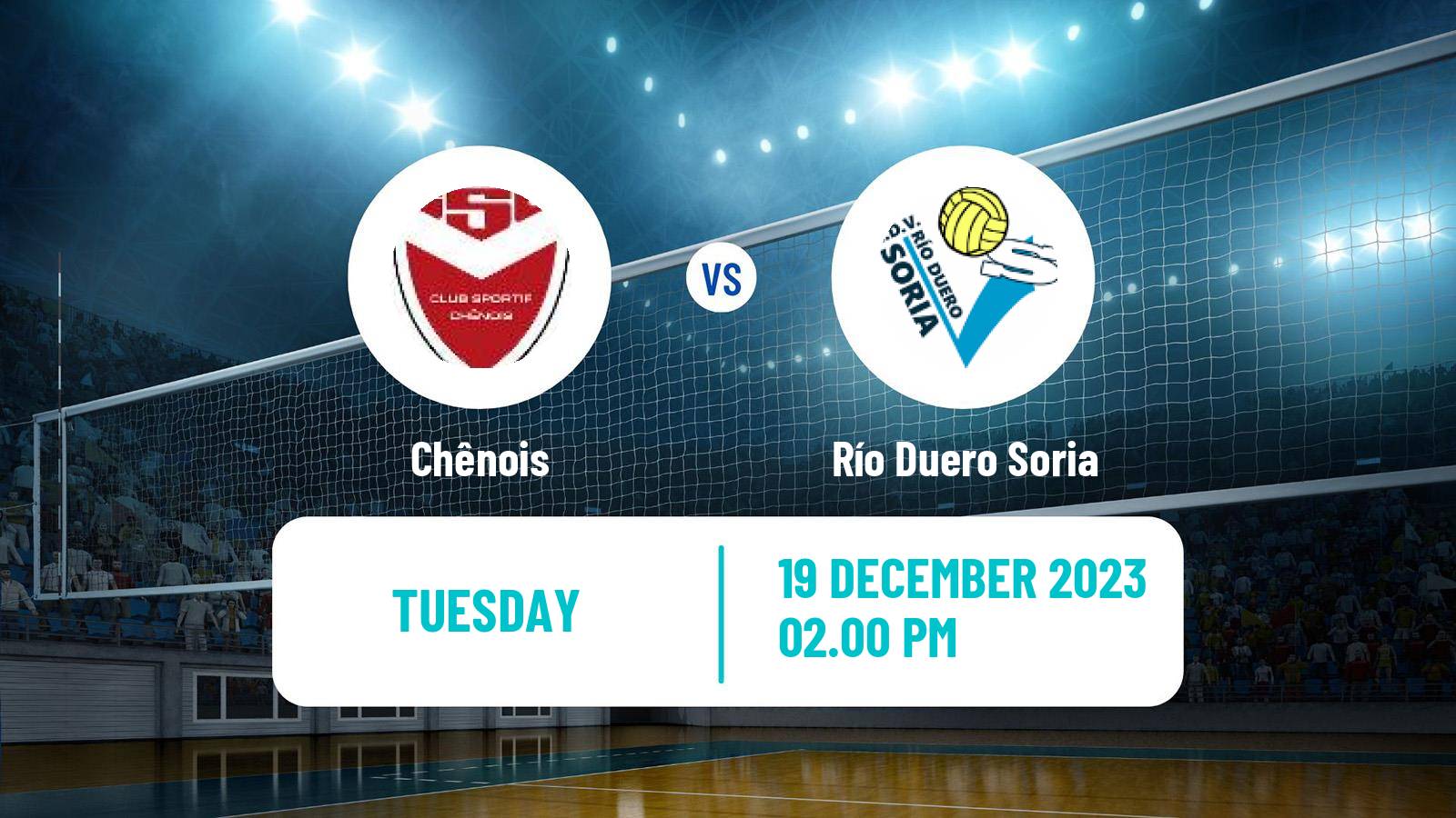 Volleyball CEV Cup Chênois - Río Duero Soria