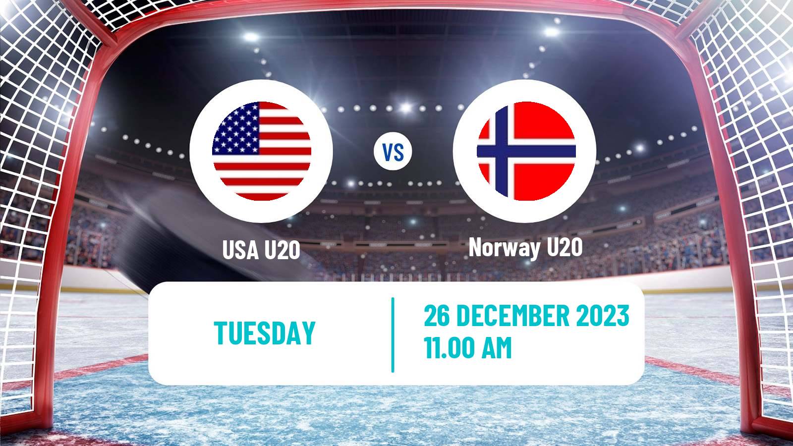Hockey IIHF World U20 Championship USA U20 - Norway U20
