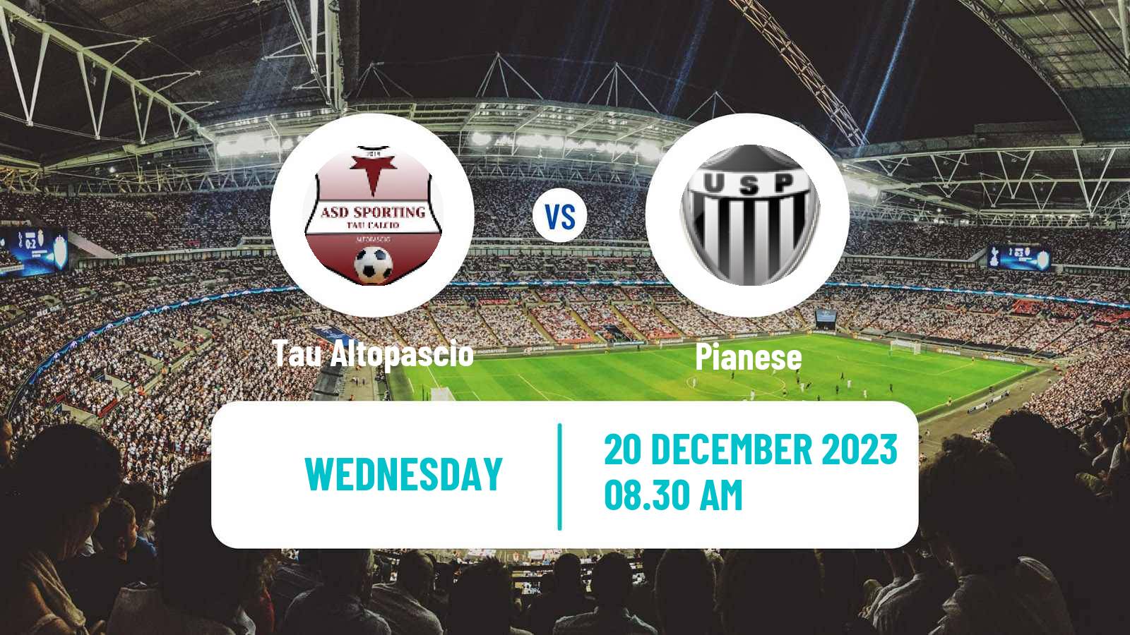 Soccer Italian Serie D - Group E Tau Altopascio - Pianese
