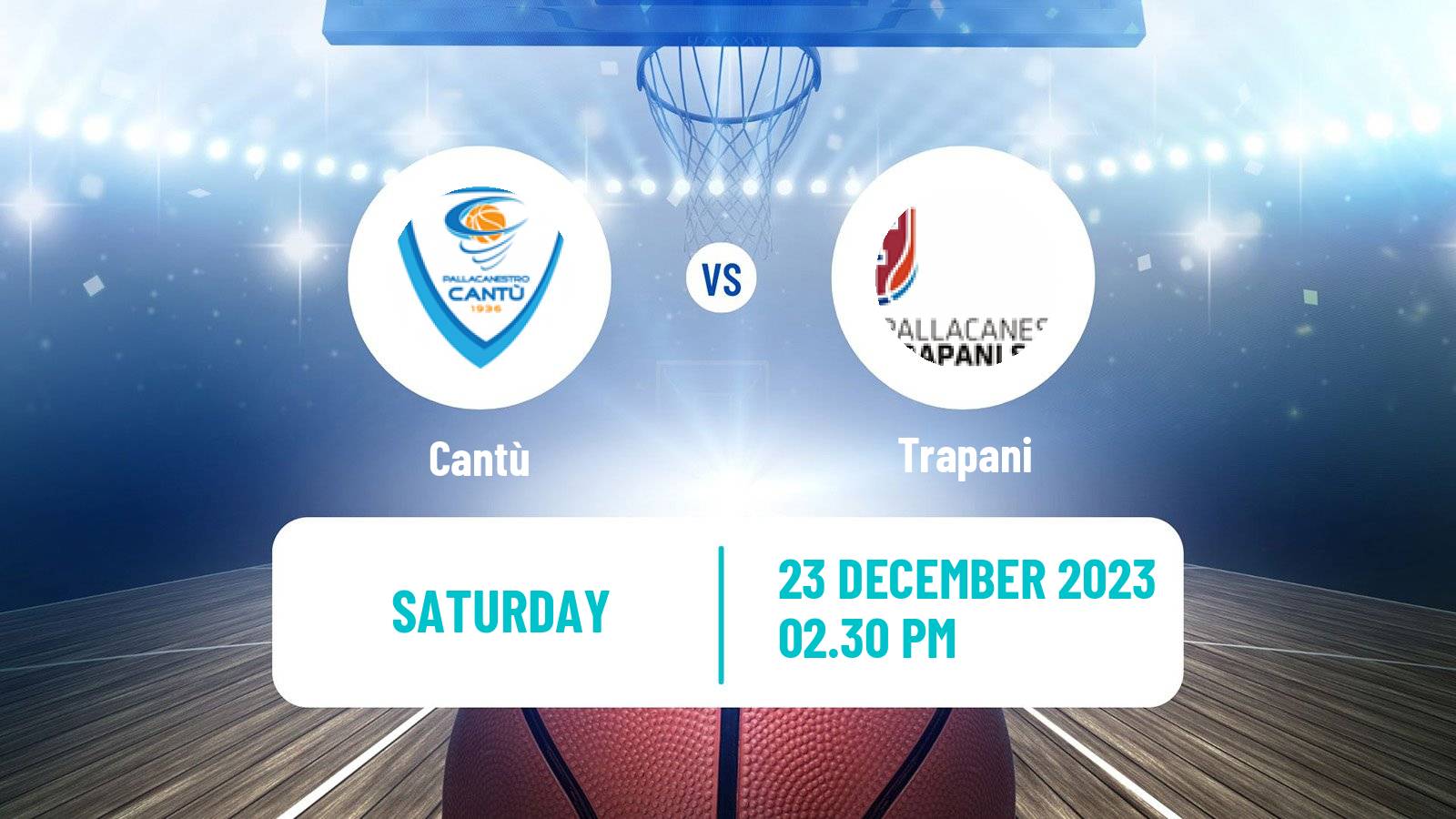 Basketball Italian Serie A2 Basketball Cantù - Trapani