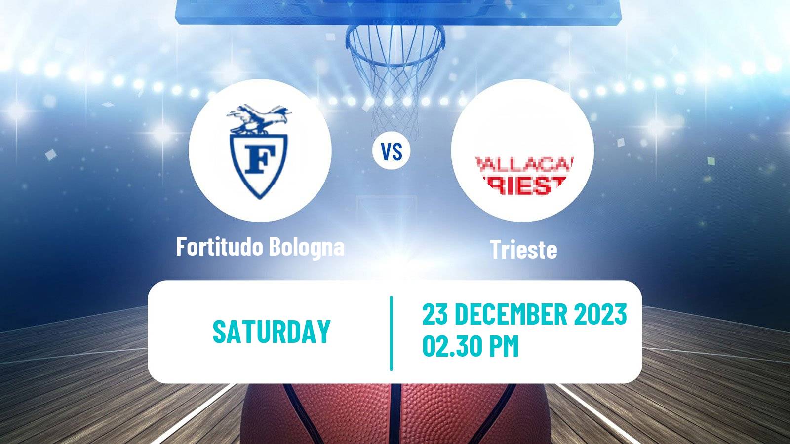 Basketball Italian Serie A2 Basketball Fortitudo Bologna - Trieste