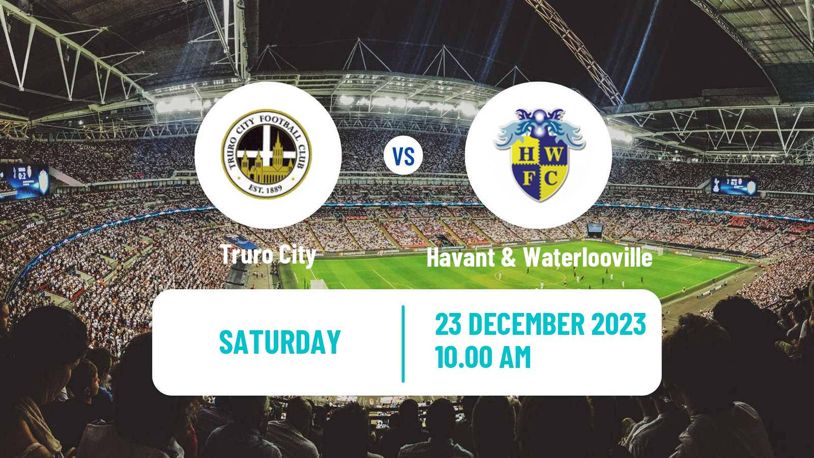 Soccer English National League South Truro City - Havant & Waterlooville