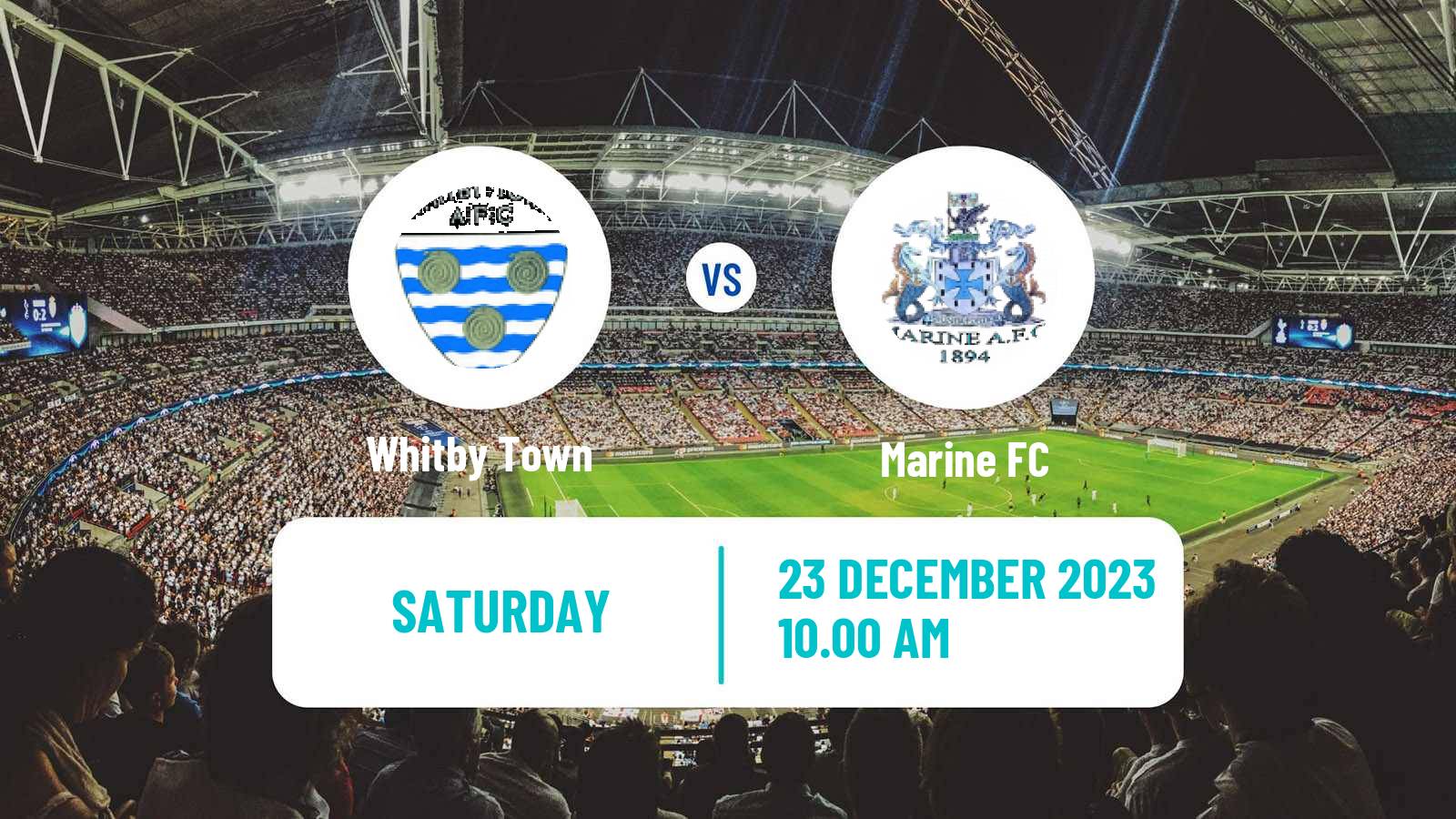 Soccer English NPL Premier Division Whitby Town - Marine