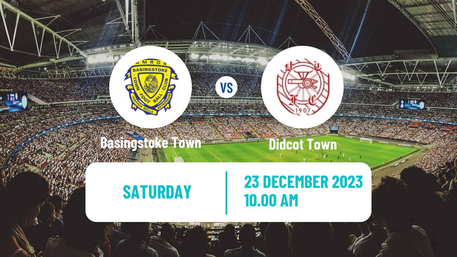 Soccer English Southern League South Division Basingstoke Town - Didcot Town