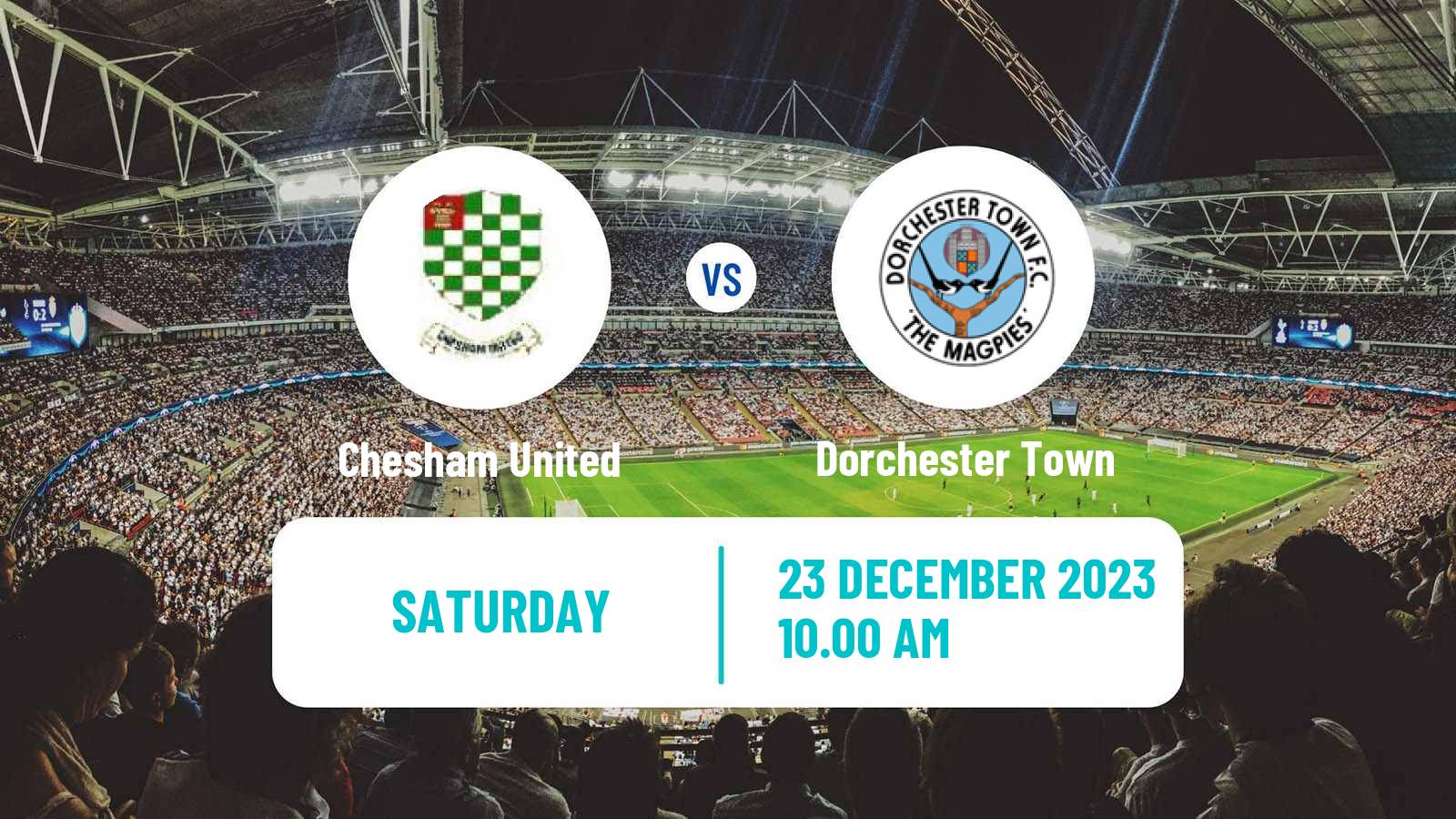 Soccer English Southern League South Division Chesham United - Dorchester Town