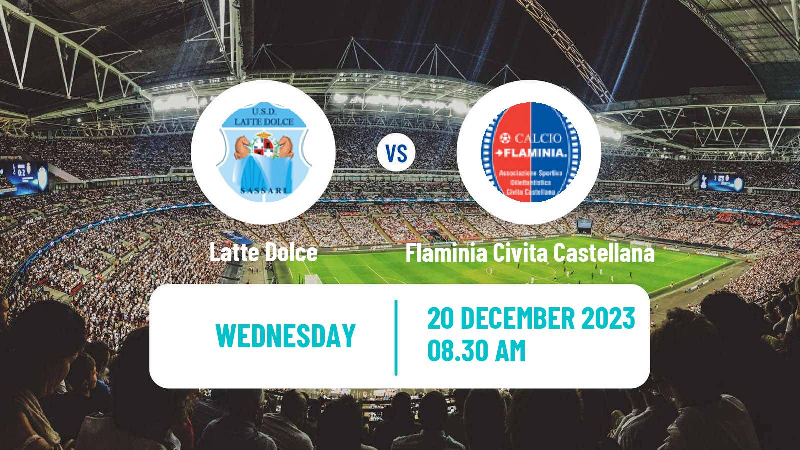 Soccer Italian Serie D - Group G Latte Dolce - Flaminia Civita Castellana