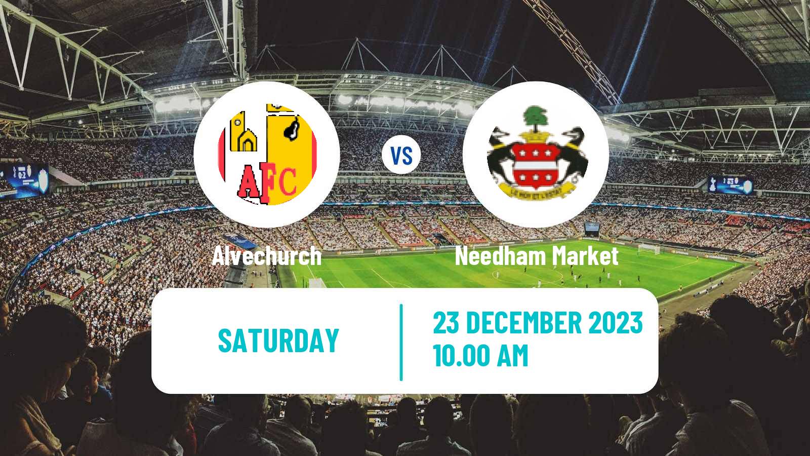 Soccer English Southern League Central Division Alvechurch - Needham Market