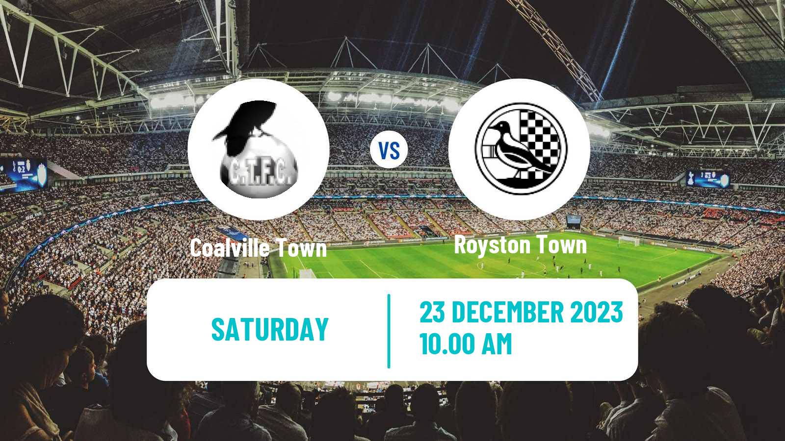 Soccer English Southern League Central Division Coalville Town - Royston Town