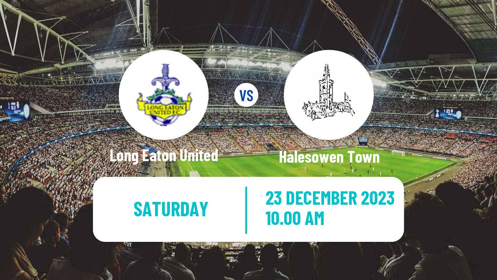 Soccer English Southern League Central Division Long Eaton United - Halesowen Town