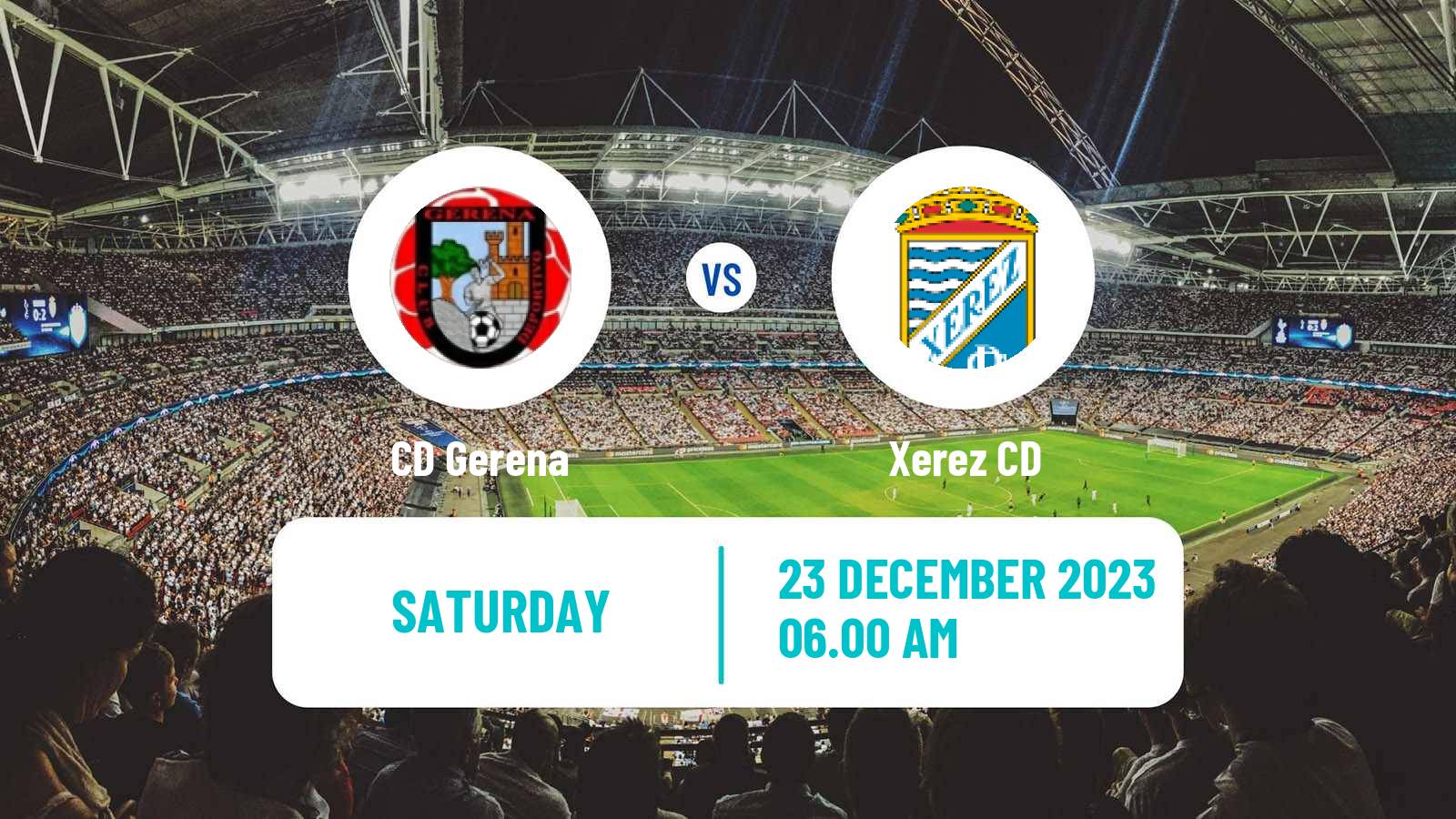 Football Spanish Tercera RFEF - Group 10 Gerena - Xerez CD