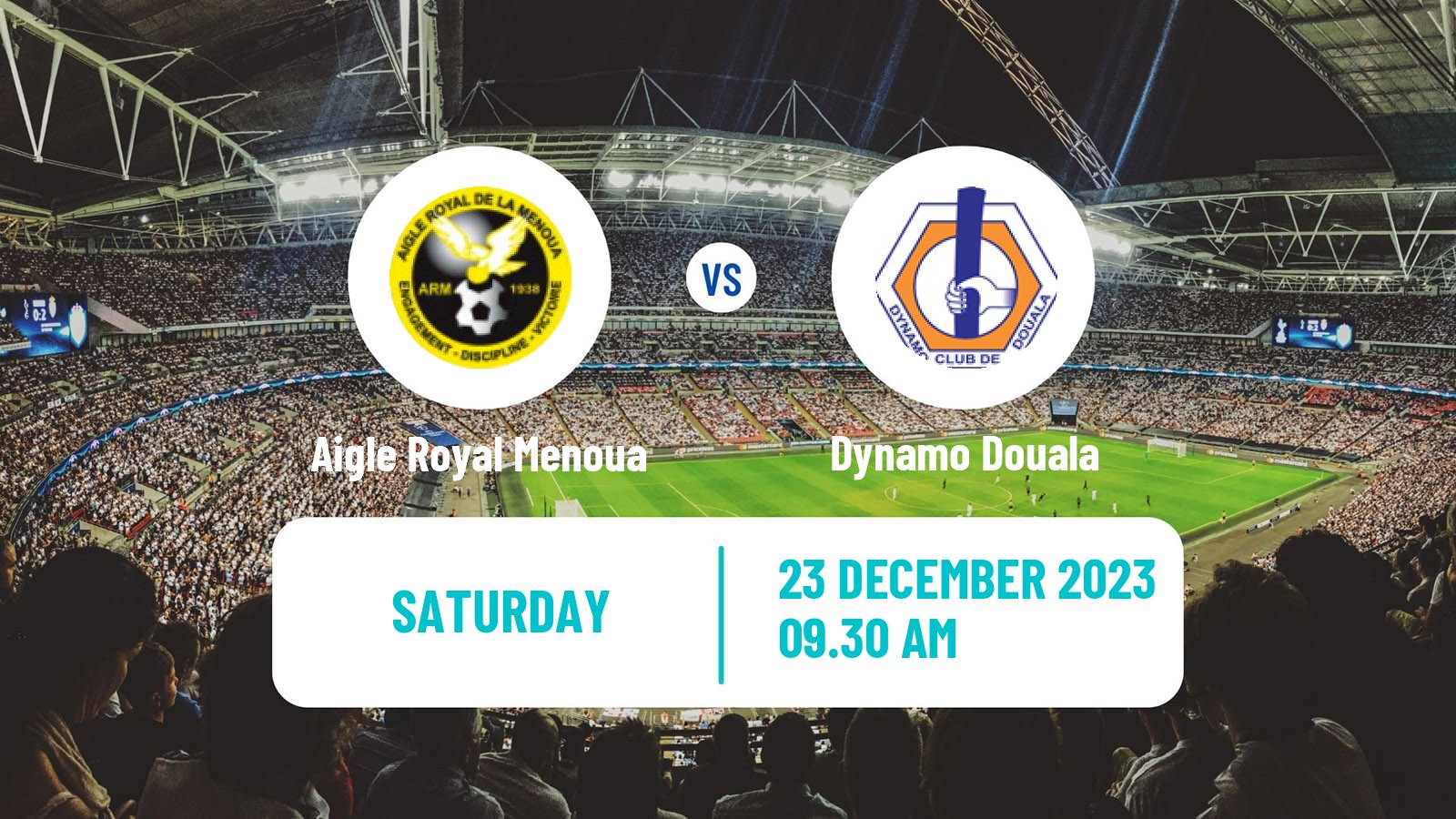 Soccer Cameroon Elite One Aigle Royal Menoua - Dynamo Douala