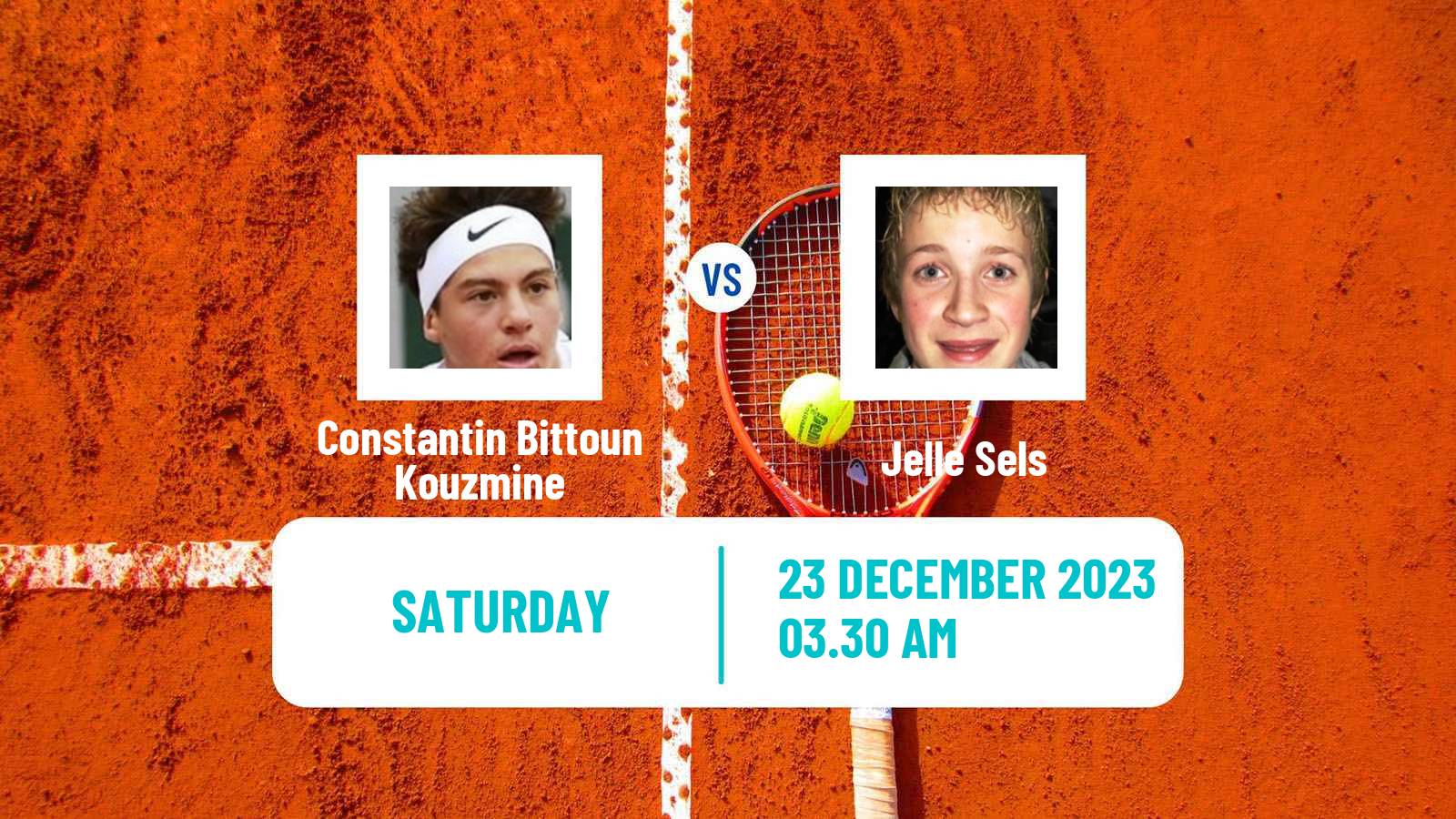 Tennis ITF M15 Monastir 51 Men Constantin Bittoun Kouzmine - Jelle Sels