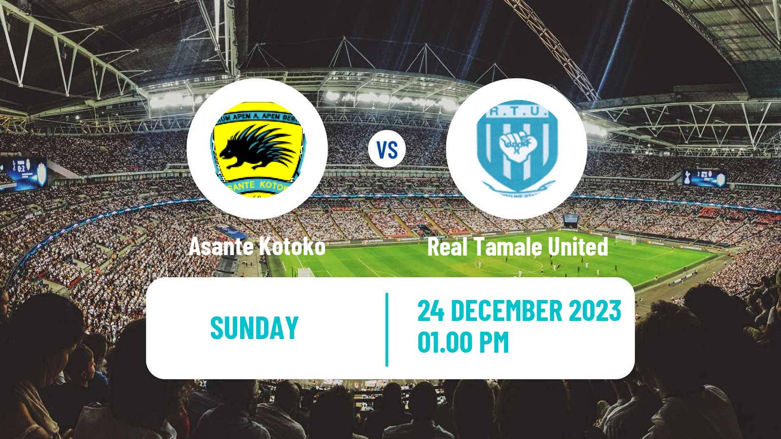 Soccer Ghanaian Premier League Asante Kotoko - Real Tamale United