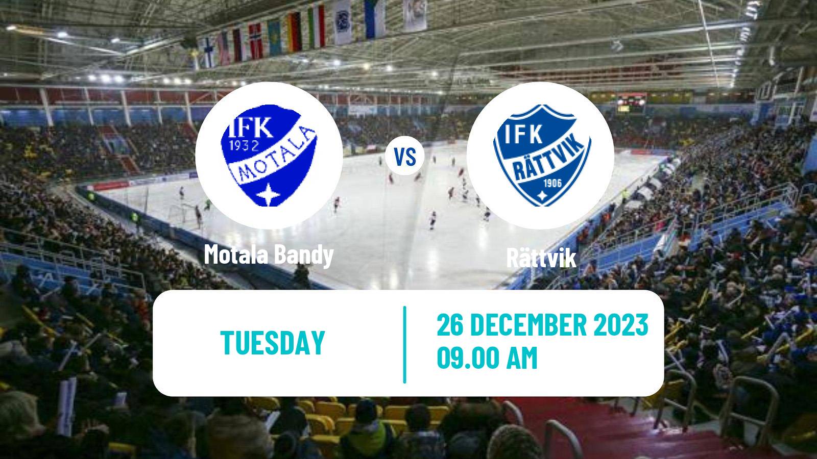 Bandy Swedish Elitserien Bandy Motala Bandy - Rättvik