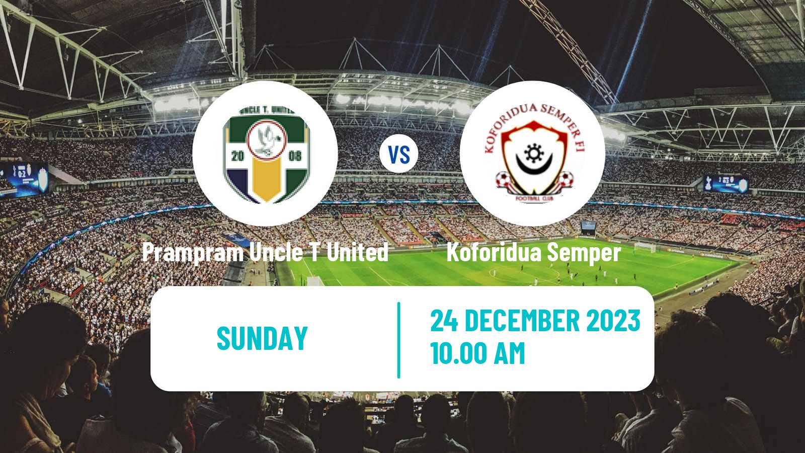 Football Ghanaian Division One League Prampram Uncle T United - Koforidua Semper