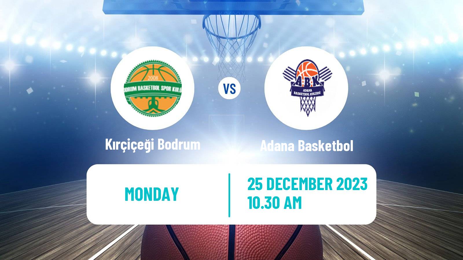 Basketball Turkish TKBL Women Kırçiçeği Bodrum - Adana Basketbol