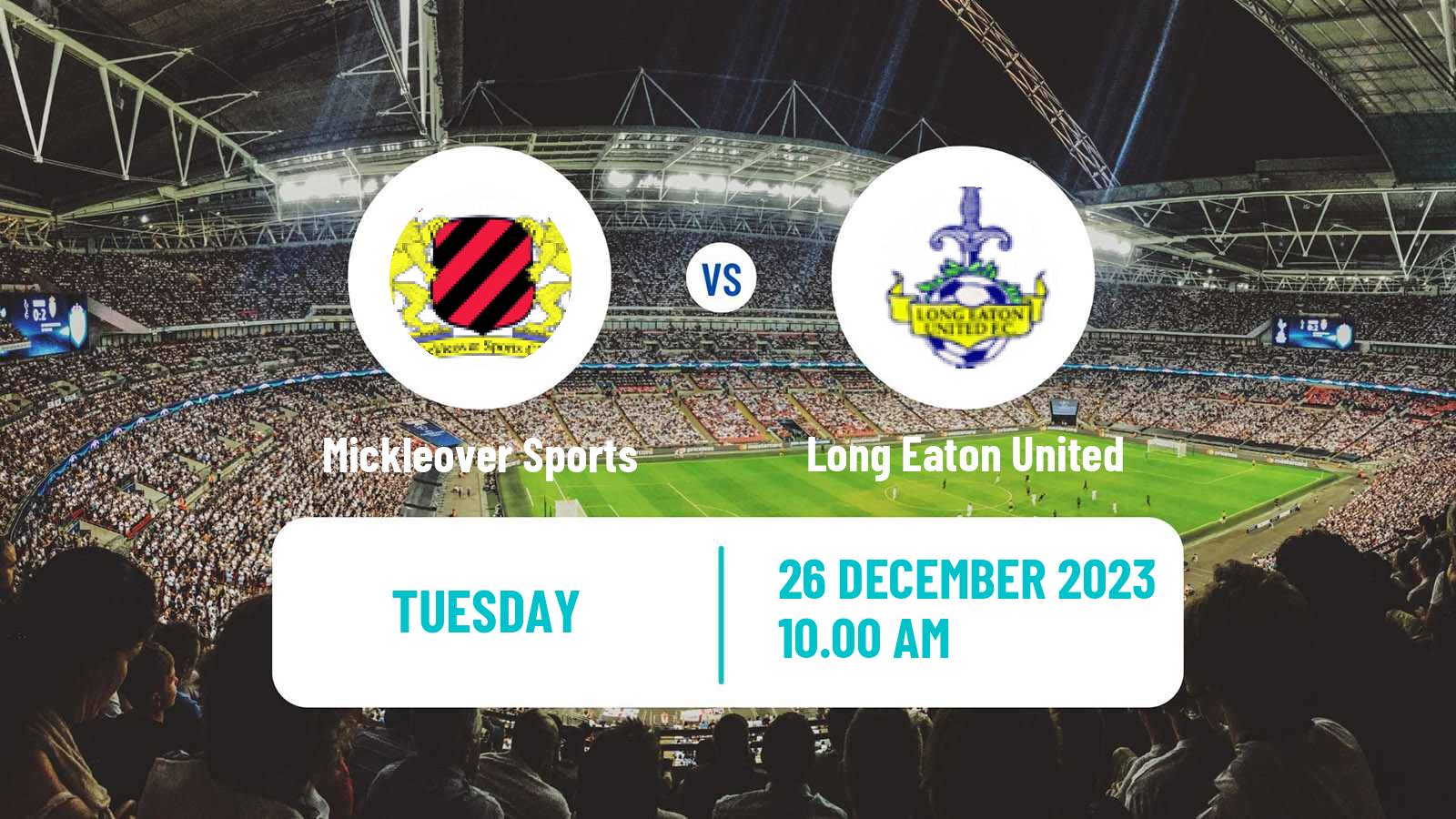Soccer English Southern League Central Division Mickleover Sports - Long Eaton United