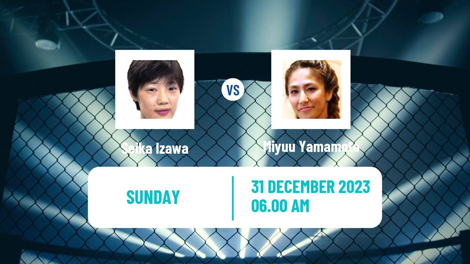 MMA Catchweight Rizin Women Seika Izawa - Miyuu Yamamoto