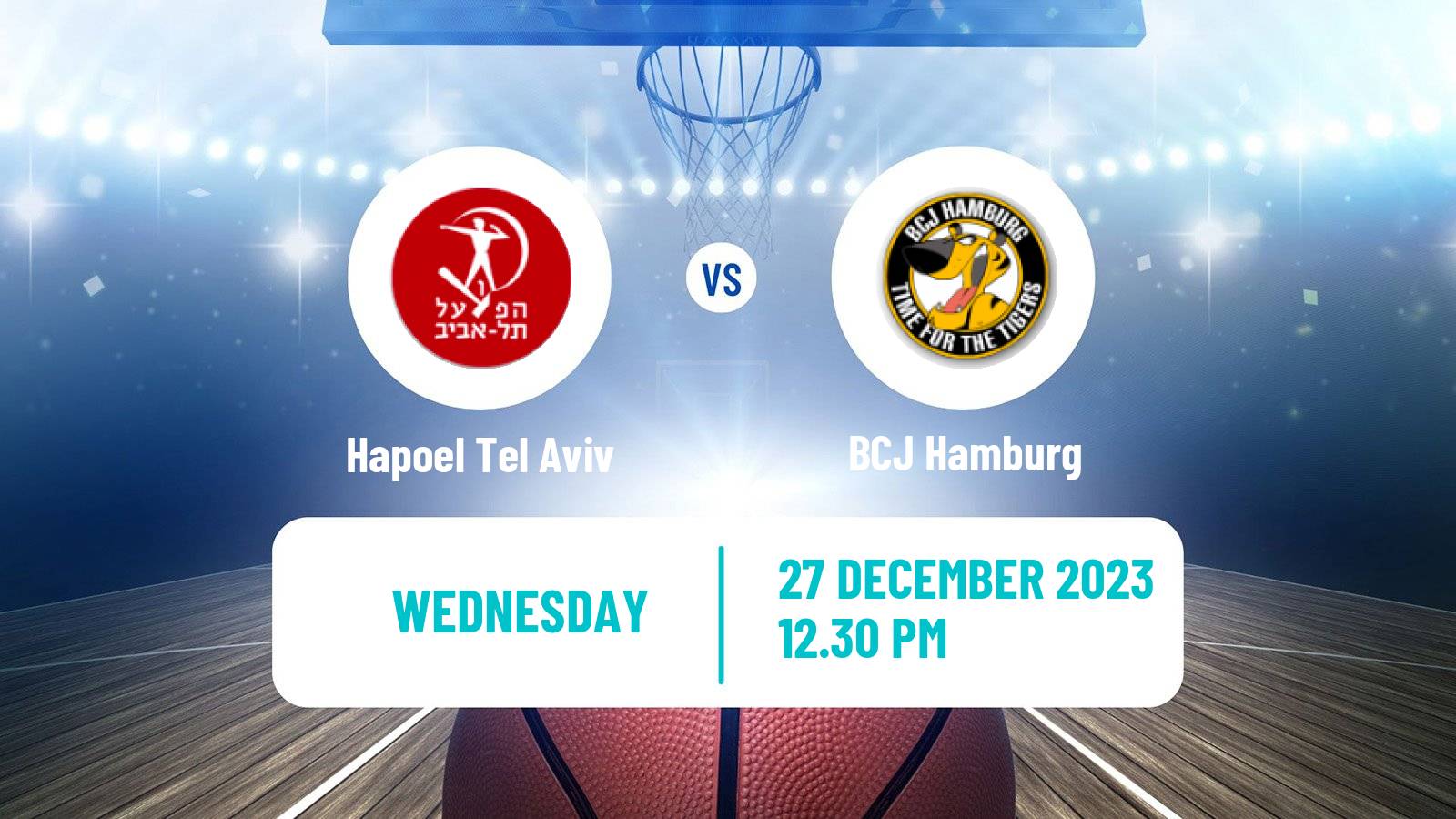Basketball Eurocup Hapoel Tel Aviv - BCJ Hamburg
