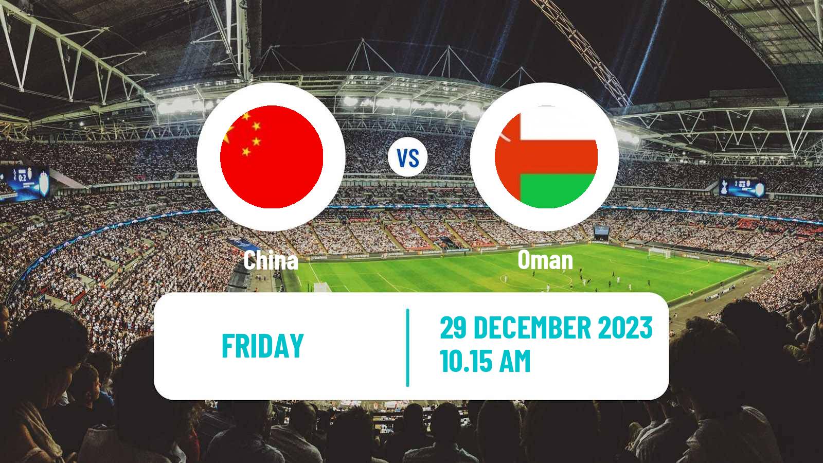 Soccer Friendly China - Oman
