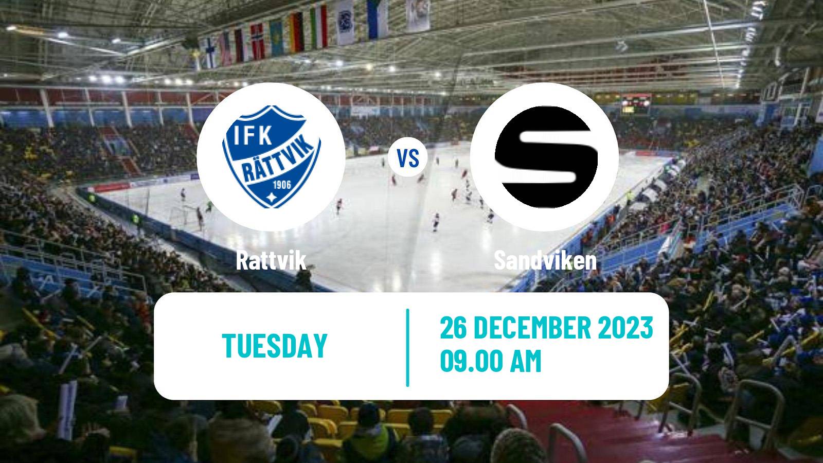 Bandy Swedish Elitserien Bandy Women Rattvik - Sandviken