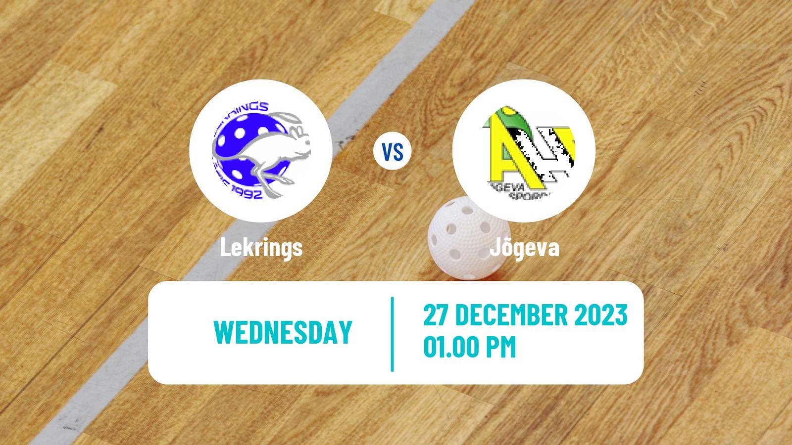 Floorball Latvian Estonian League Floorball Lekrings - Jõgeva