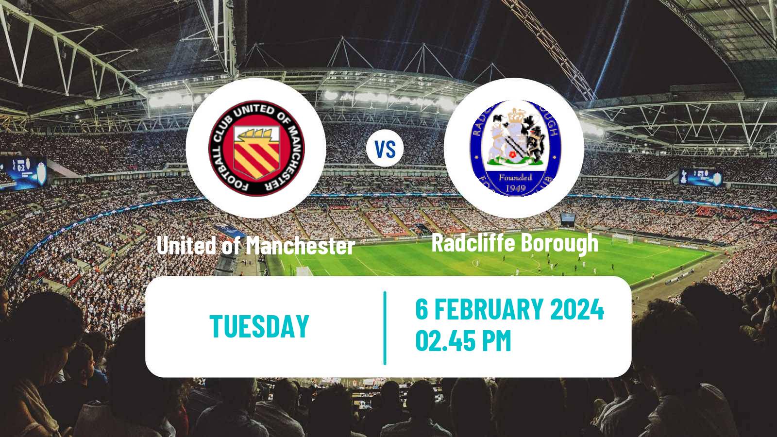 Soccer English NPL Premier Division United of Manchester - Radcliffe