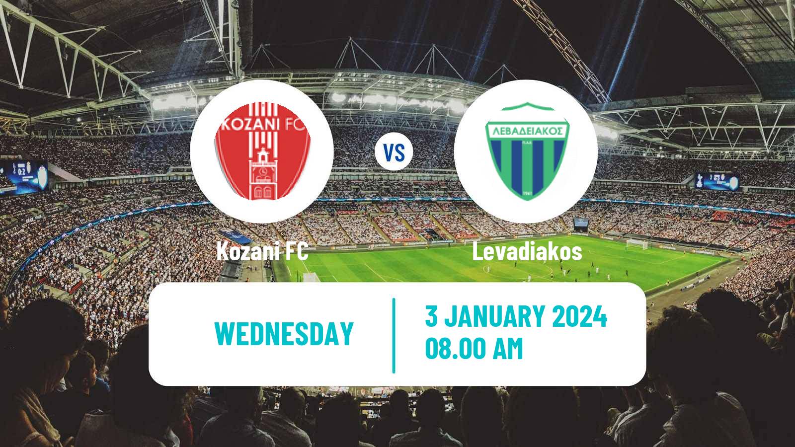 Soccer Greek Super League 2 Kozani - Levadiakos