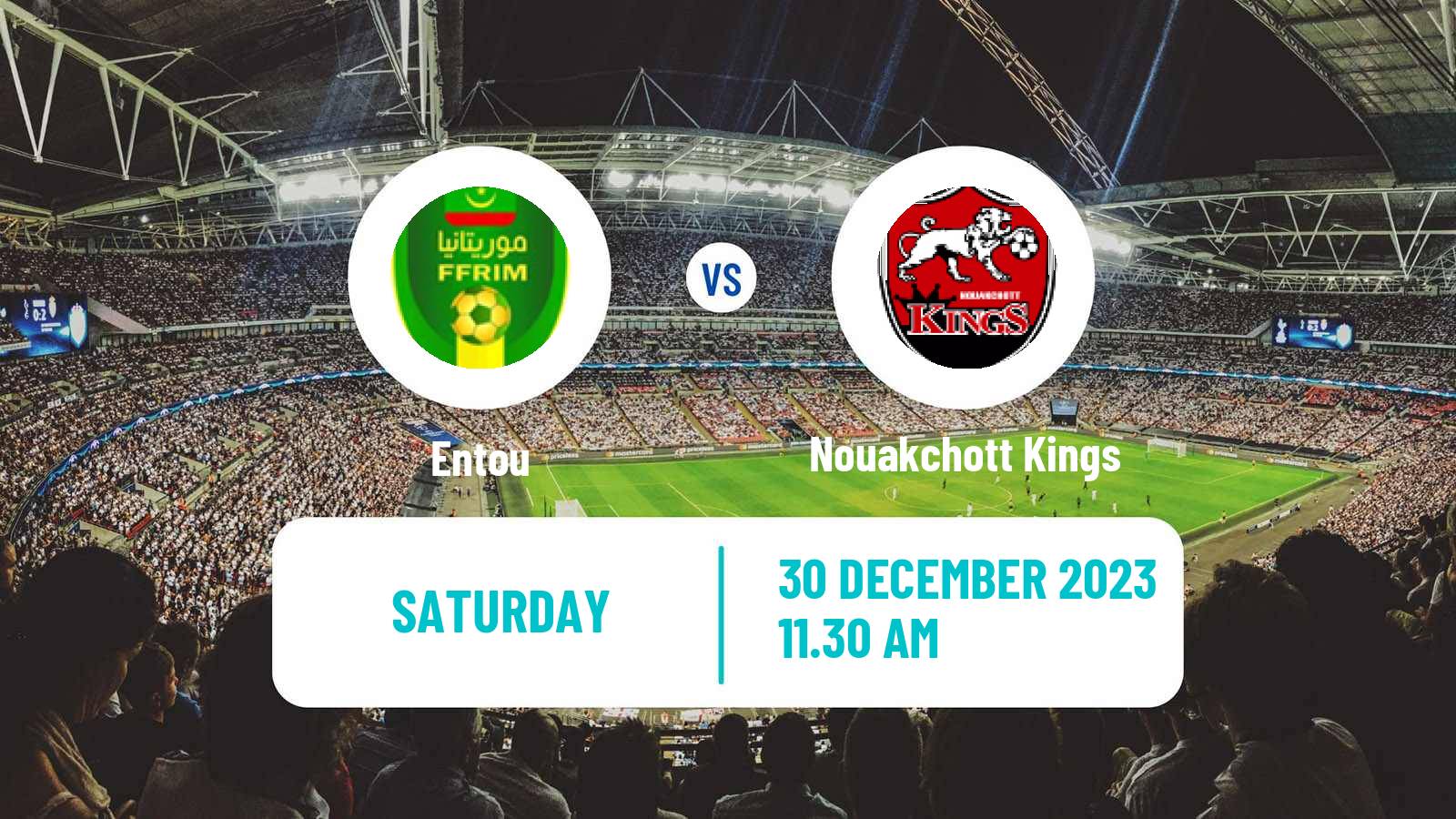 Soccer Mauritania Ligue 1 Entou - Nouakchott Kings