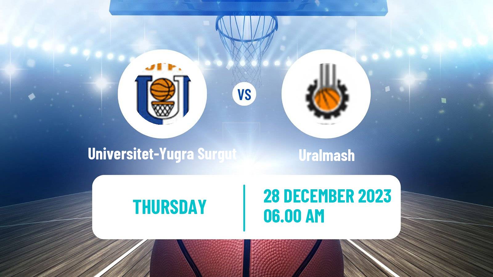 Basketball Russian Cup Basketball Universitet-Yugra Surgut - Uralmash
