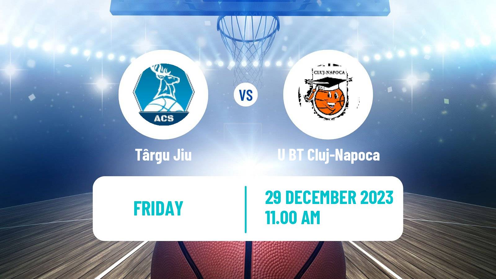 Basketball Romanian Divizia A Basketball Târgu Jiu - U BT Cluj-Napoca