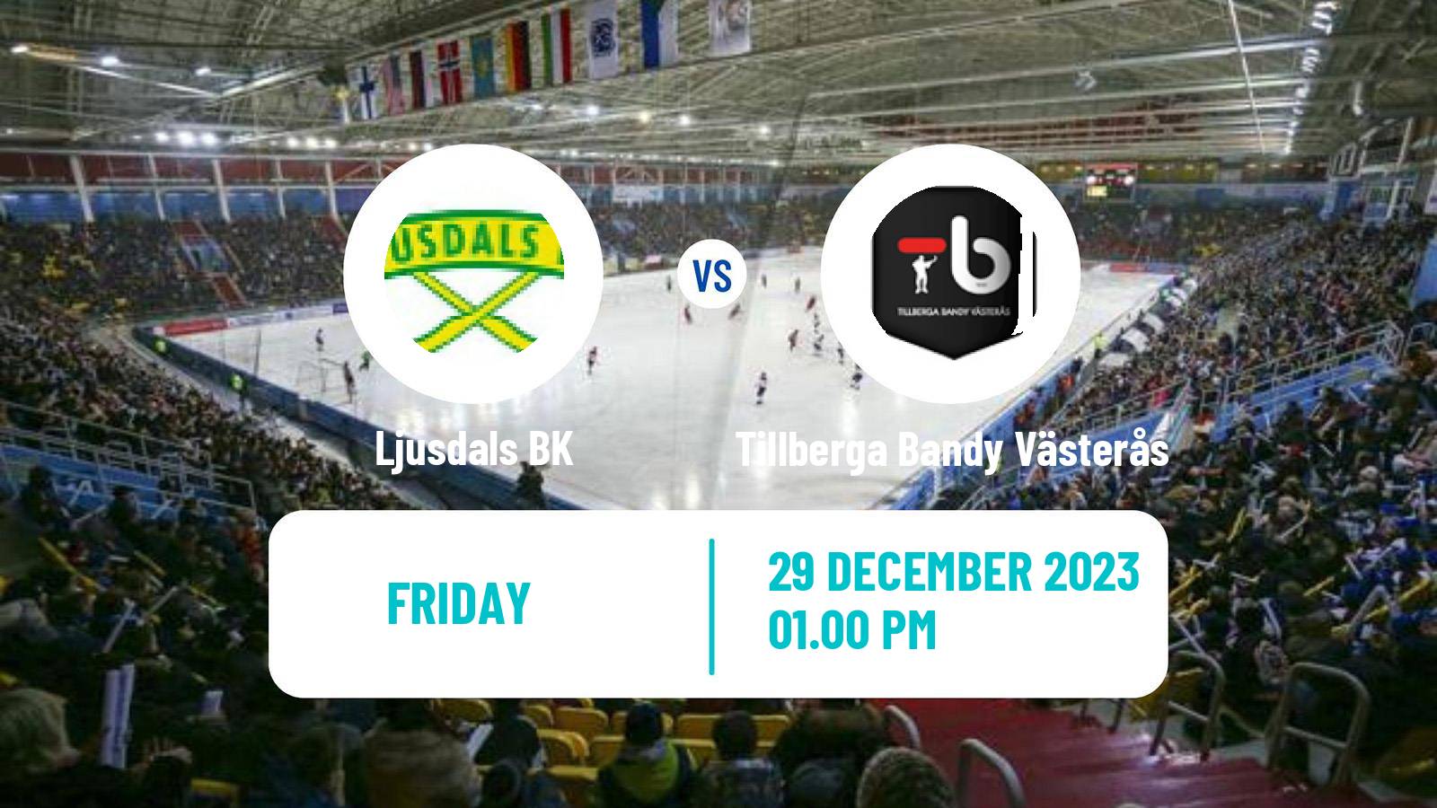 Bandy Swedish Allsvenskan Bandy Ljusdal - Tillberga Bandy Västerås