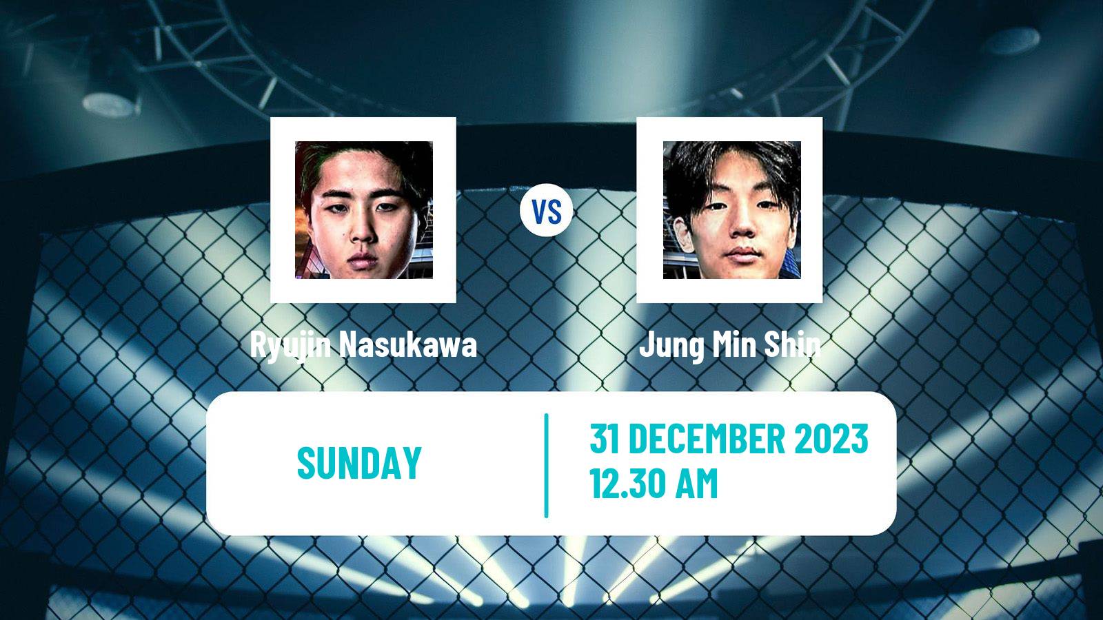 MMA Catchweight Rizin Men Ryujin Nasukawa - Jung Min Shin