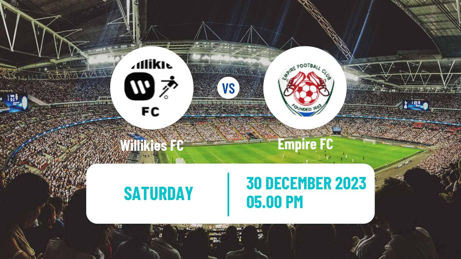 Soccer Antigua and Barbuda FA Premier League Willikies - Empire FC