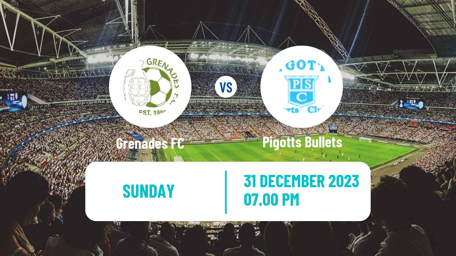 Soccer Antigua and Barbuda FA Premier League Grenades - Pigotts Bullets