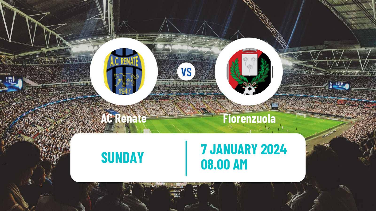Soccer Italian Serie C Group A Renate - Fiorenzuola