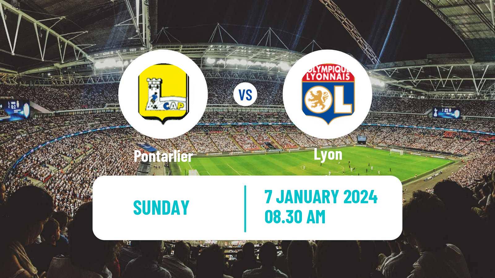 Soccer Coupe De France Pontarlier - Lyon