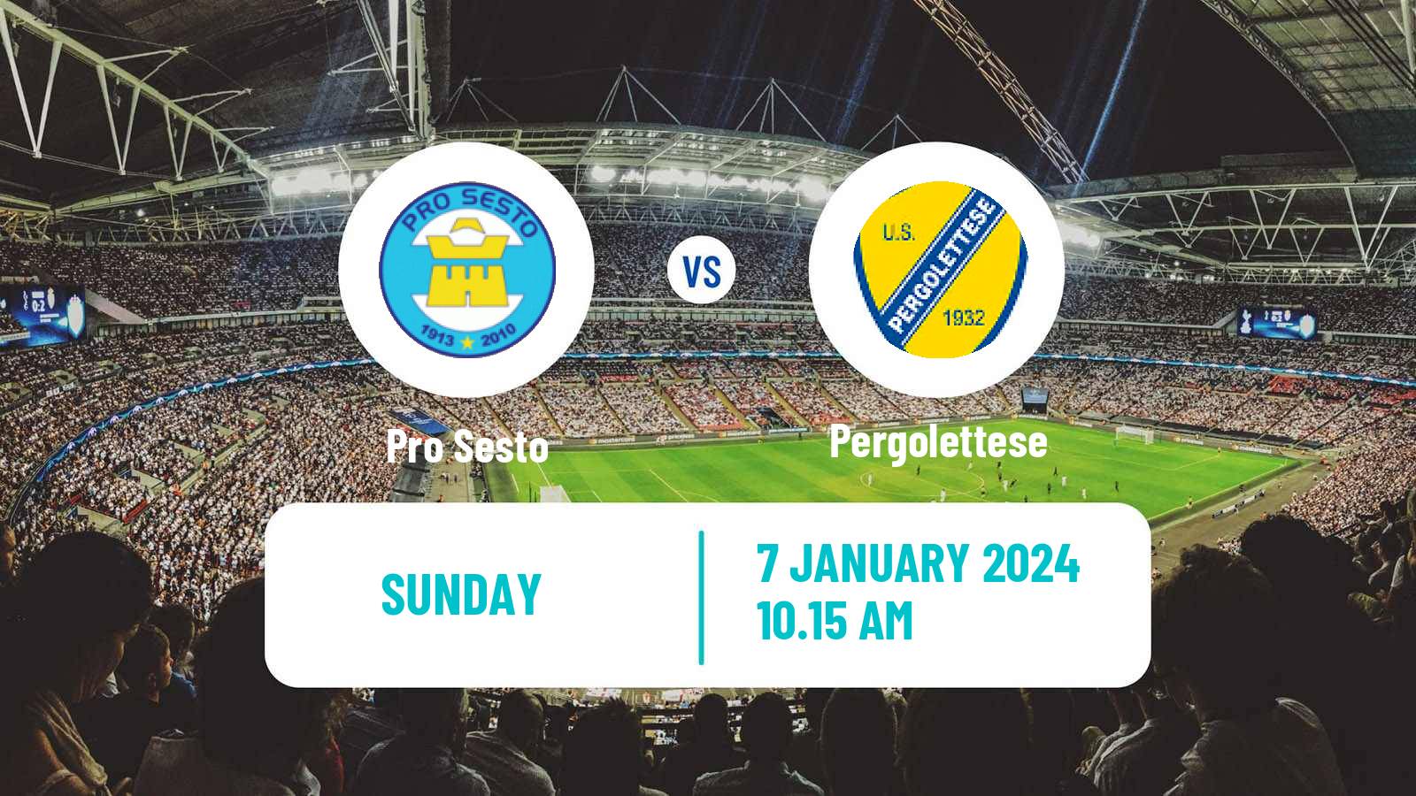 Soccer Italian Serie C Group A Pro Sesto - Pergolettese