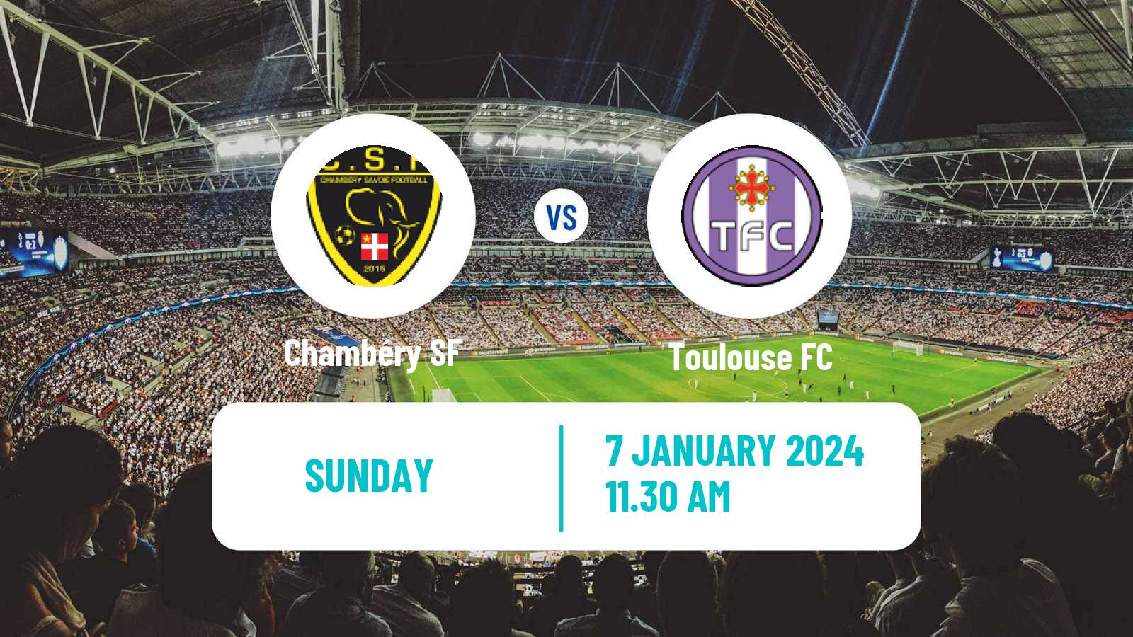 Soccer Coupe De France Chambéry - Toulouse