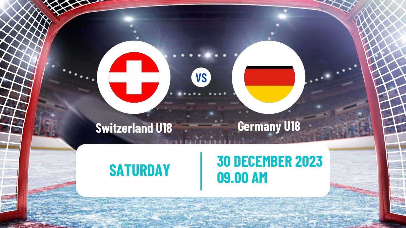 Hockey Friendly International Ice Hockey Switzerland U18 - Germany U18