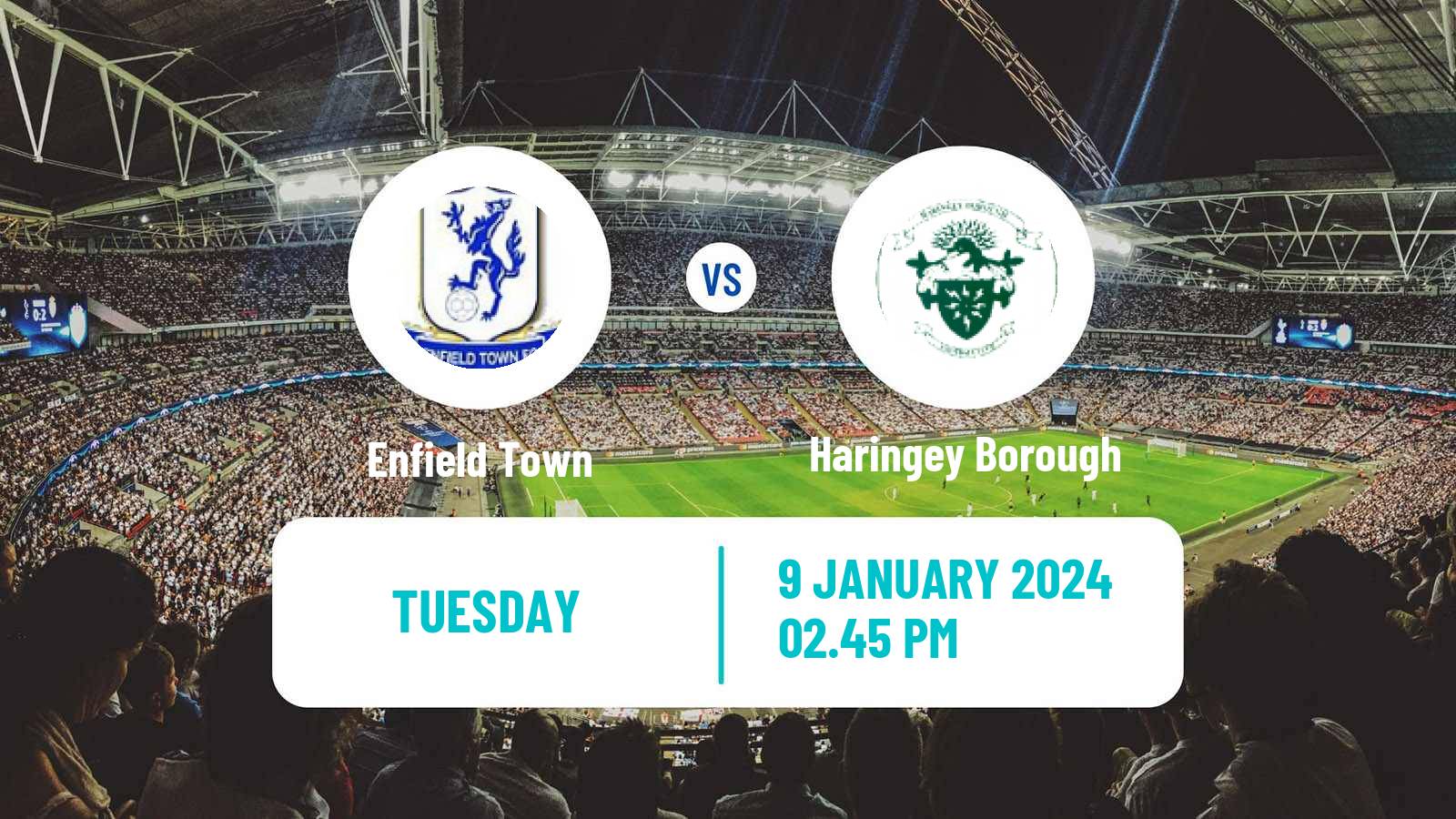 Soccer English Isthmian League Premier Division Enfield Town - Haringey Borough