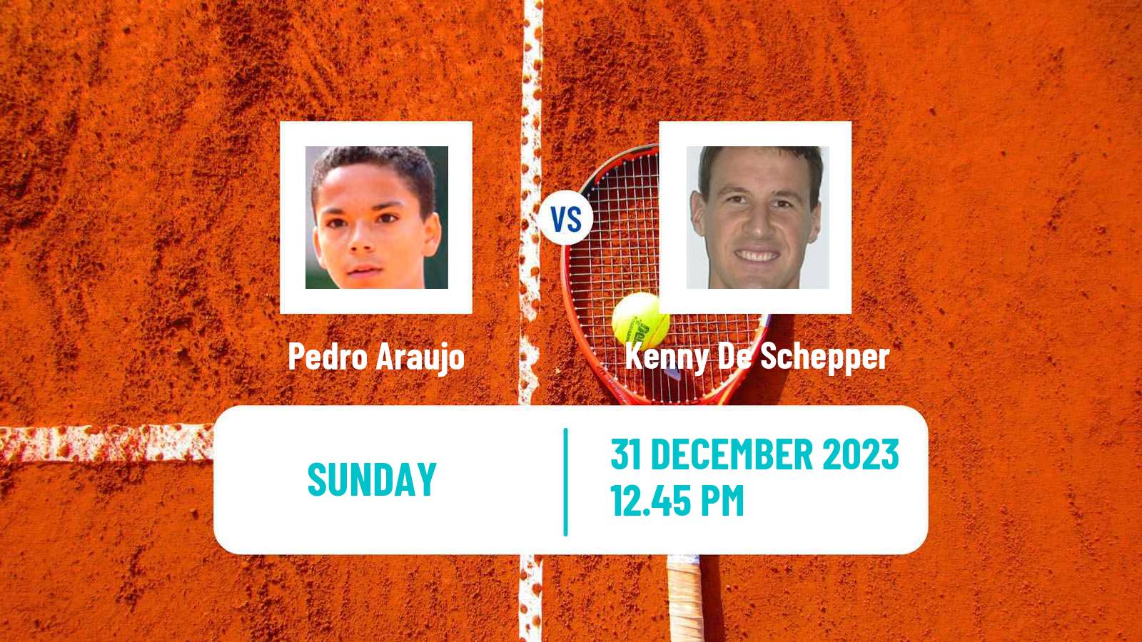 Tennis Oeiras Challenger Men Pedro Araujo - Kenny De Schepper