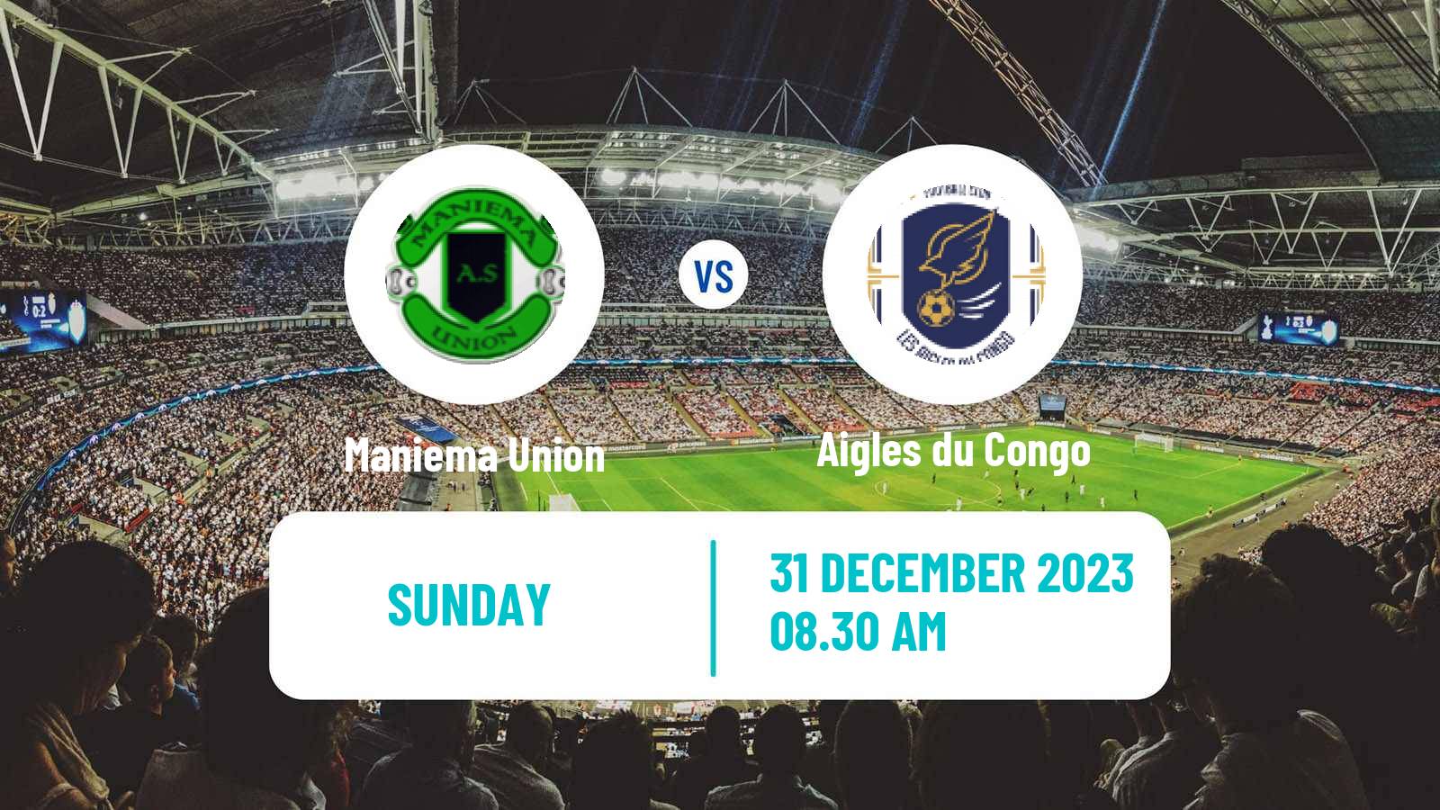 Soccer DR Congo Ligue 1 Maniema Union - Aigles du Congo