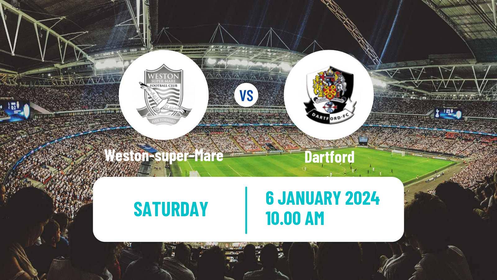 Soccer English National League South Weston-super-Mare - Dartford